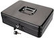 Cash Box with Lock 1368420B Black