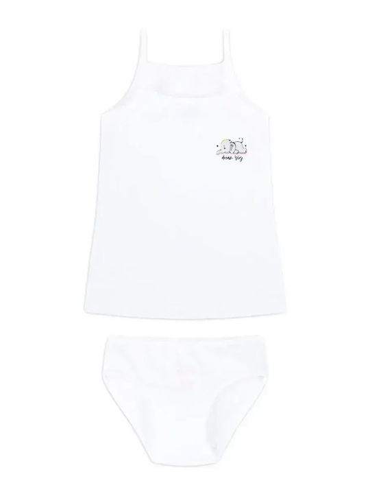 Energiers Dream Big Set Kids Undershirts White