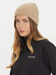 Guess Beanie Unisex Căciulă Tricotată Bej