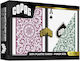 Copag Elite Poker Size Regular Index Double Plastic Playing Card Deck Green & Burgundy