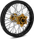 Pro-line Promoto-mx Pro-spec Aluminum V2 Bead Pre-assembled Rear Wheel Black Gold Losi Promoto-mx
