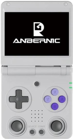 Anbernic Rg 34xxsp Console 3.4 Inch Ips Linux Retro Quad Core Cortex-a53 Processor 5g Wifi Shell Dual Joystick 64g Grey
