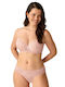 Promise Lace Underwear Set Bra with Slip Pink