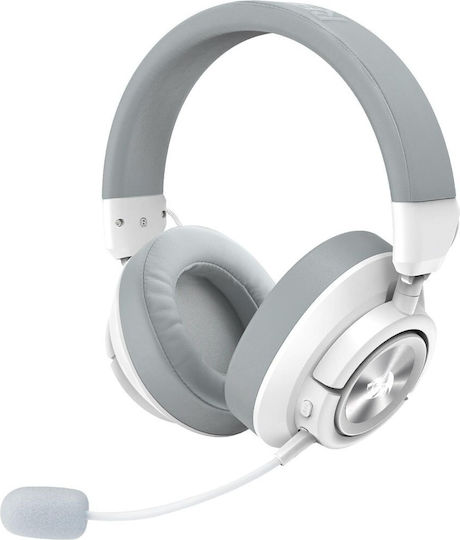Redragon Spectra Pro Безжични Over Ear Гейминг Слушалки с Bluetooth / USB Свързаност Бял
