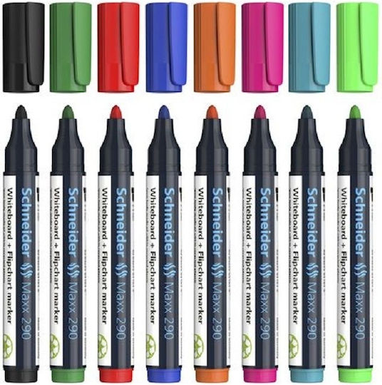 Schneider Markers Board Markers Schneider Board Maxx 290 Set 8 Set 8 Colours