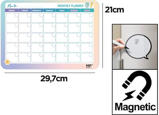 Madrid Papel Magnet Notice Board 21x30cm