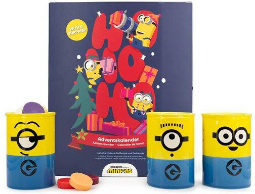 Minions Candles Advent Calendar Tealight Scented Lamp + 24 Scented Wax Pieces