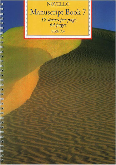 Novello Ruled Notebook A4 64 Paper Sheets