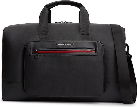 Tommy Hilfiger Sack Reise Schwarz aus Künstliches Leder M48xP20xH28cm