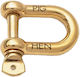 Pig & Hen D-shackle 3mm Gold