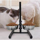 Animal Pet Metallic Food Bowl for Dog with Stand 2x 1.8lt