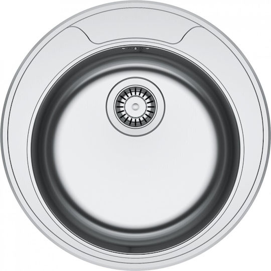 Franke Ένθετος Νεροχύτης Inox Μ50.9xΠ50.9cm Γκρι