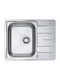 Alveus Unterbau Küchenspüle Inox M50xB61.5cm Graue
