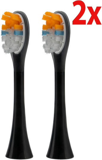 Original Götze & Jensen Ast955 Asth957 Toothbrush Head 2 Pcs Plaque Cleaning