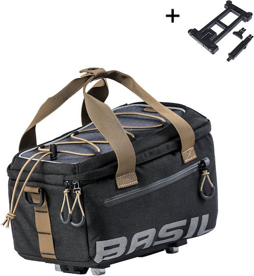 Basil Sack Voyage 7lt Black Fabric M29xW17xH18cm