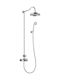 Omnires Shower Column with Mixer Silver