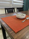 Stoff Tischsets Rot 45x32cm
