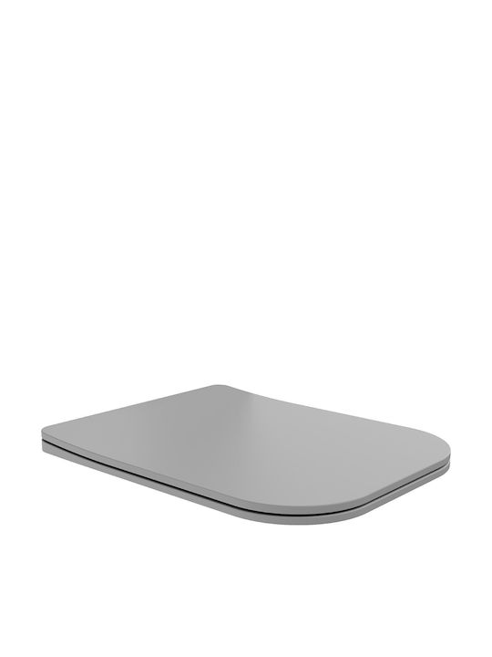 Mexen Toilet Seat Slim Soft Close Plastic Gray