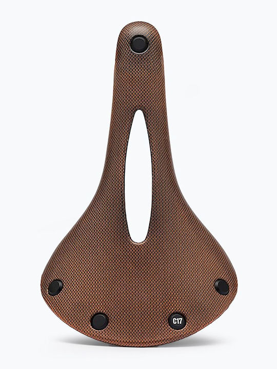 Brooks England Седло за велосипед Оранжево 283 x 164 мм