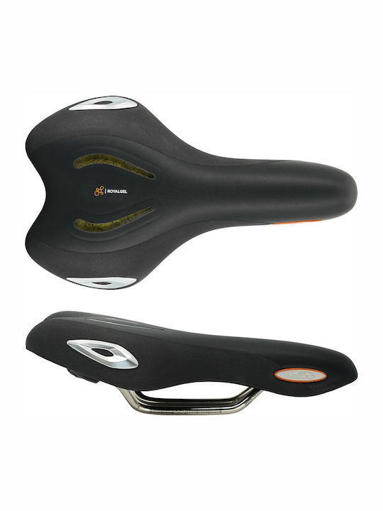 Selle Royal Black Bicycle Saddle with Gel 279 x 160 mm