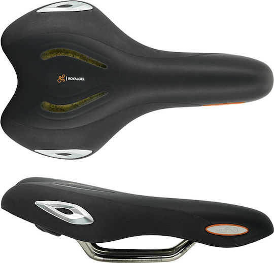 Selle Royal Fahrradsattel Schwarz mit Gel 279 x 160 mm