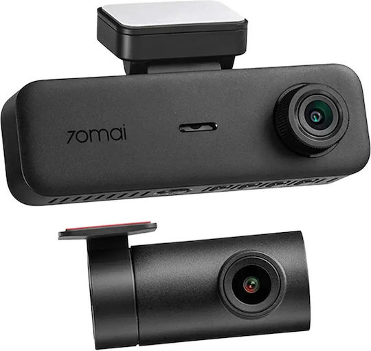 70Mai T400 Set Cameră DVR Auto 1440P cu Ecran 1.9" Wi-Fi GPS și Cameră Marșarier