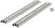 Set 2 Glisiere Sertar cu Rulmenți Lungime 300mm Argintii Z-tools G35001-300