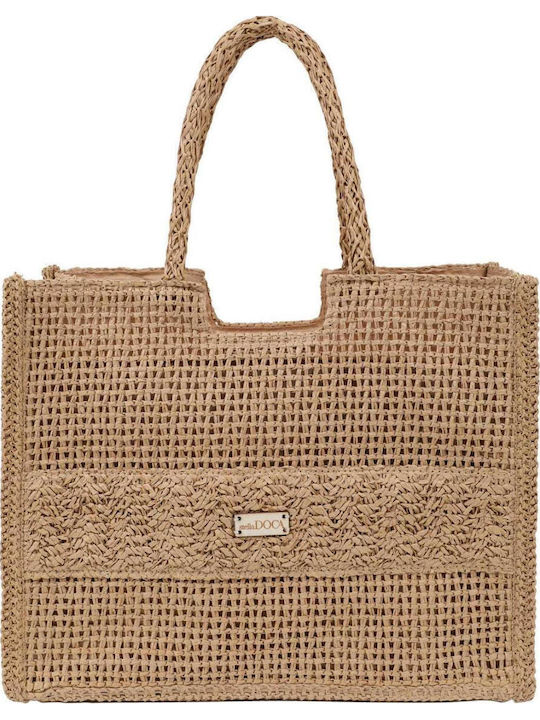 Doca Brown Wicker Beach Bag Doca Brown Wicker Beach Bag