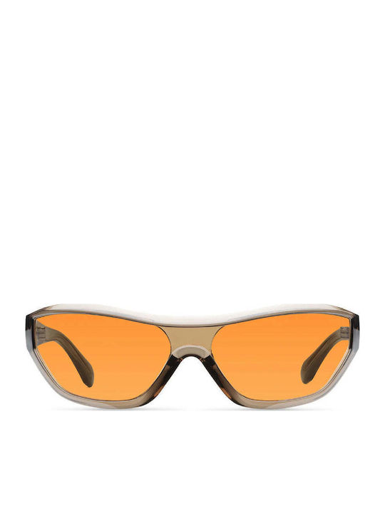 Meller Ade Unisex Sunglasses with Brown Frame and Brown Lens ADE