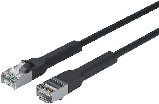 Lanview U/FTP (STP) Cat.6a (Gigabit) Καλώδιο Δικτύου Ethernet Μαύρο