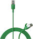 Procab U/UTP Cat.6a (Gigabit) Мрежов Кабел Ethernet 0.15m Зелен