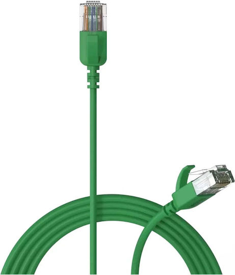 Procab U/UTP Cat.6a (Gigabit) Мрежов Кабел Ethernet 0.15m Зелен