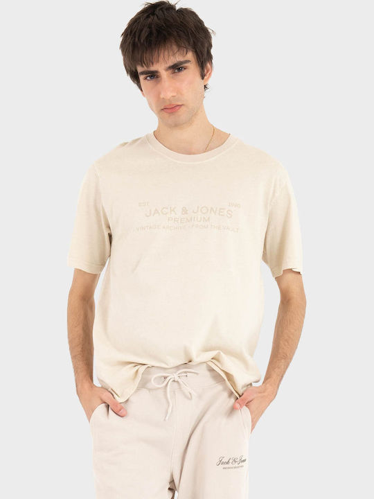 Jack & Jones Тениска Екрю