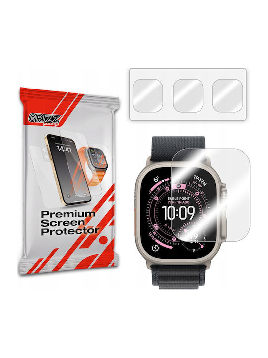 Grizzglass Hydrofilm Hydrogel Film Apple Watch Ultra 3 49mm