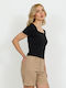 Damen Bluse Schwarz