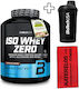 Biotech Usa Iso Whey Zero 1816g Hazelnut & Katerelos Fitness Sports Towel 100x50cm Black Red & Biotech Usa Wave Shaker 600ml Magic Magenta Custom Bundle
