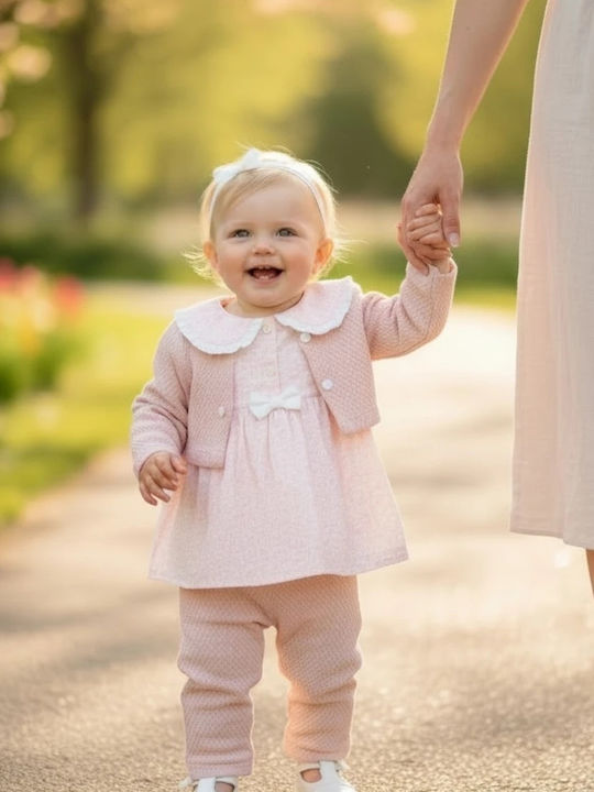 Winter Kinderbekleidungsset 2 Stück Rosa