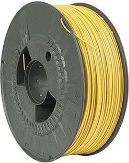 Powerton PLA 3D Принтер Филамент 1.75mm Жълт 1kg 1бр (Макарa)