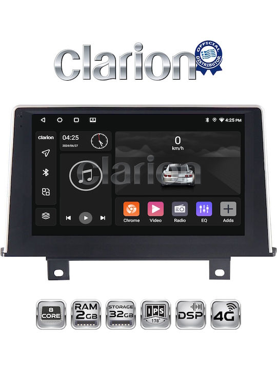 Clarion Car Audio System for BMW Series 1 2011 > 2016 Bluetooth USB WiFi GPS Apple CarPlay Android Auto
