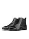 Leather Black Men's Boots
