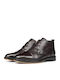 Herrenstiefel Braune Leder Casual