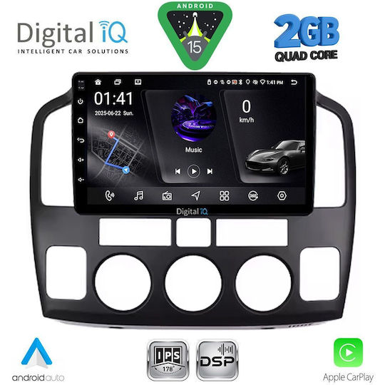 Digital IQ Ηχοσύστημα Αυτοκινήτου για Suzuki Vitara 2000-2005 (Bluetooth/USB/WiFi/GPS/Apple-Carplay/Android-Auto) με Οθόνη Αφής 9"