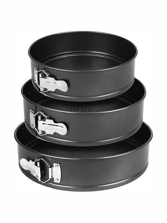 Formă Pentru Tort Rotundă Din Silicon Cu Bază Detasabilă 3 Bucăți