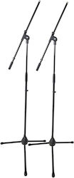 Chord Microphone Stand W Adjust Boom Arm Set 2 + Carry Case 181.061uk
