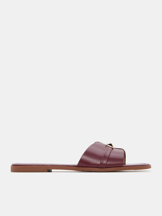 Luigi Women's Flat Sandals Burgundy