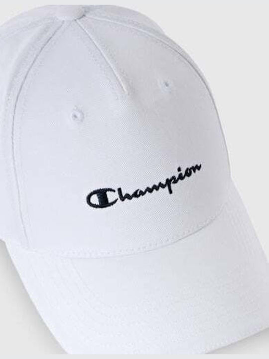 Champion Kids' Jockey Fabric White Hat