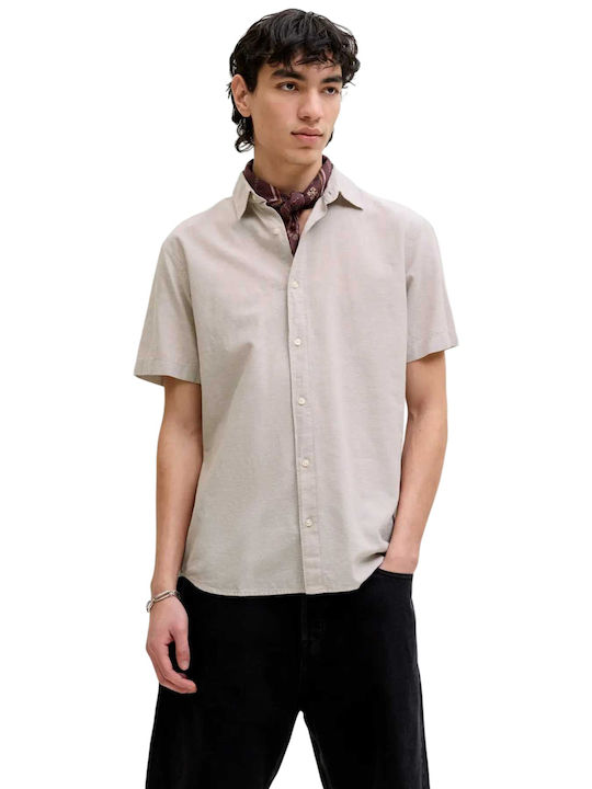 Jack & Jones Κοντομάνικο Λινό Πουκάμισο String ...