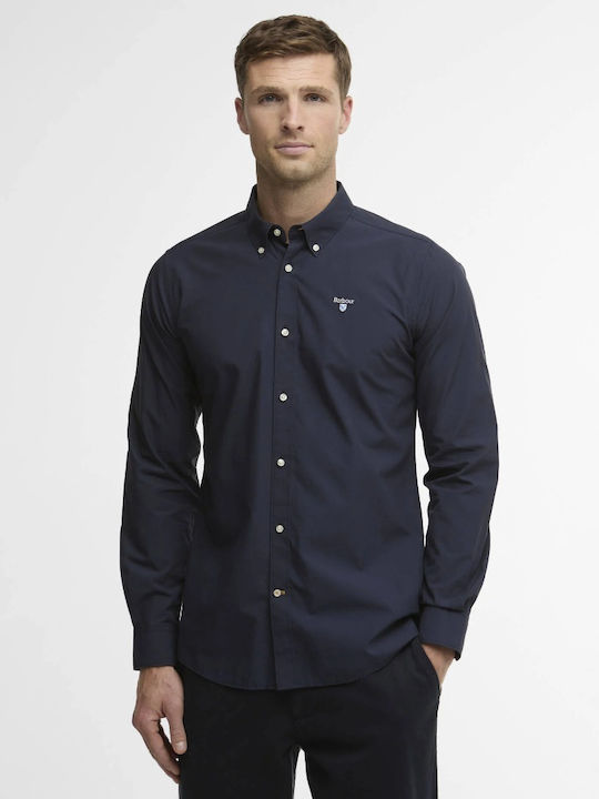 Barbour Long Sleeve Shirt Dark Blue