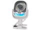 Ventilator Umidificator 2 În 1 Zola Birou Wireless Rotire 360° 3 Viteze Funcție Iluminare Cu Clema Suport Birou 25 X 12.5 X 12.5 Cm Alb