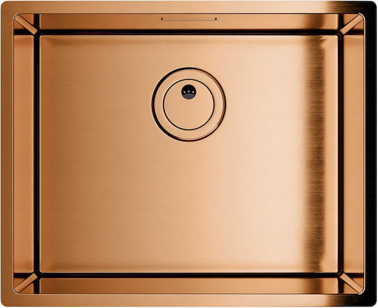 Globalo Υποκαθήμενος Inox Μ44xΠ54cm Γκρι Globalo Υποκαθήμενος Inox Μ44xΠ54cm Γκρι